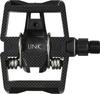 Time Bicycle Pedal Binding Pedal Lightweight Commuting to School or Town Riding Flat Pedals 2WAY Left and Right Set LINK Side T2GR010 Black Weight