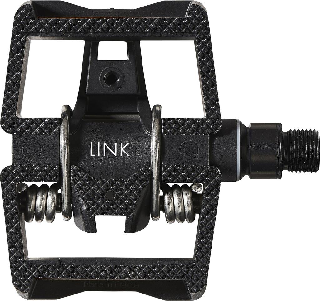 Time Bicycle Pedal Binding Pedal Lightweight Commuting to School or Town Riding Flat Pedals 2WAY Left and Right Set LINK Side T2GR010 Black Weight