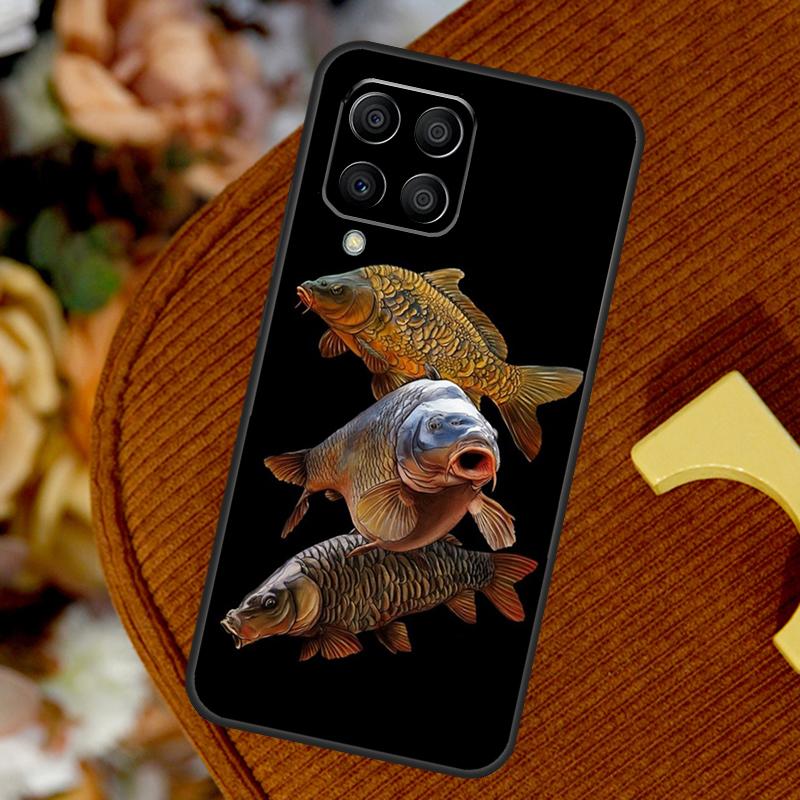 CARP FISH FISHING For Samsung Galaxy M14 M34 M54 M12 M32 M52 M53 M33 M13 M20 M15 M55 M31s M30s M21 M51 Case