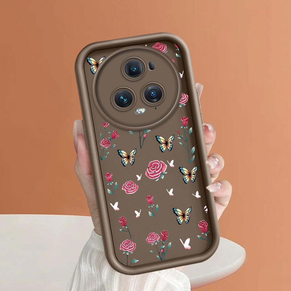 Soft Silicone Square Ladder Printing Pattern Phone Casing Full Cover Camera Shockproof Protection Rubber Case for Huawei Honor