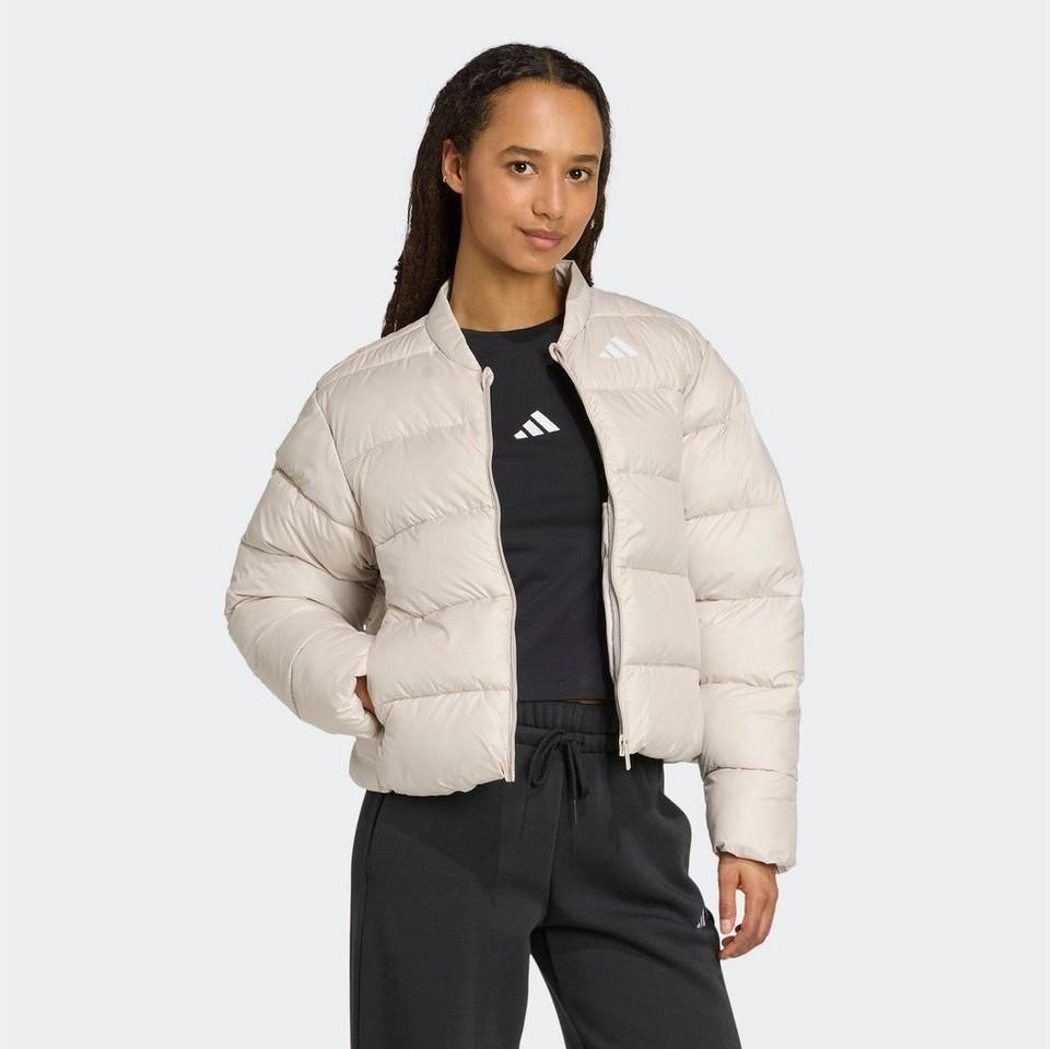 Winter Jacket Adidas CLIMAWARM Synthetic Down Puffer Jacket Beige