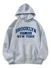 Casual Sports Sweater Fleece Hooded Sports Sweater Women's Large Size Autumn and Winter Models
