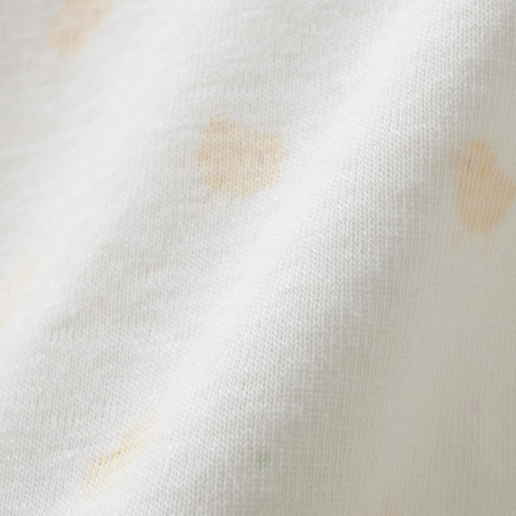 Miki House Baby Chick Made in for Boys and Undershirt, Design, 100% Cotton, Japan, Girls, Newborn, 60cm, White, 40-2107-385