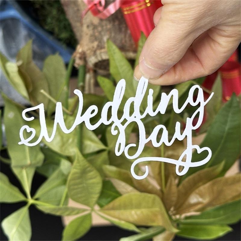Wedding Themed Die Cut Stencils Heavy Duty Carbon Steel Cutting Dies Scrapbooking Embossing Paper Dies for Card Making