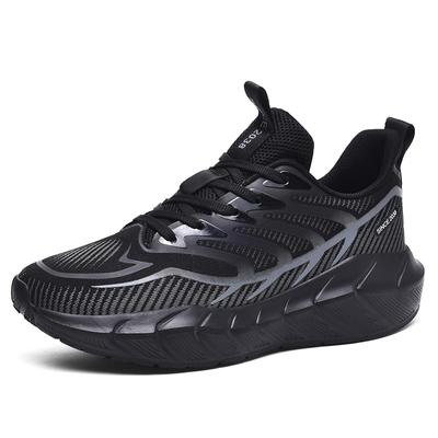 39-47 Men's Large Breathable Fashion Trendy Cushioned Running Shoes Thick Soled Sports Shoes Casual Men's Shoes