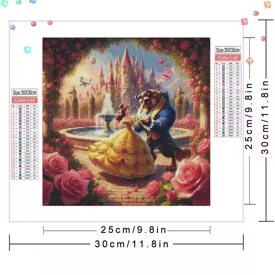 Disney Diamond Painting Kit 5D DIY Diamond Embroidery Cross Stitch Handmade Art Gift Crafts Home Decor