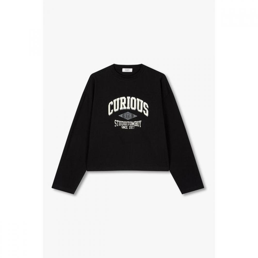 STudio Tomboy Curious Graphic Long Sleeve T shirT  9176122972 