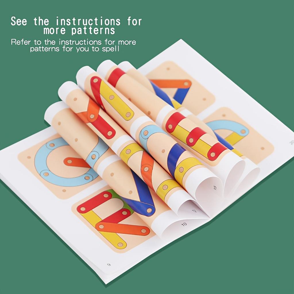 Colorful Activity Board Colorful Activity Board Set  Number Shaped Column Puzzles For Educational Purposes To Help Children Learn