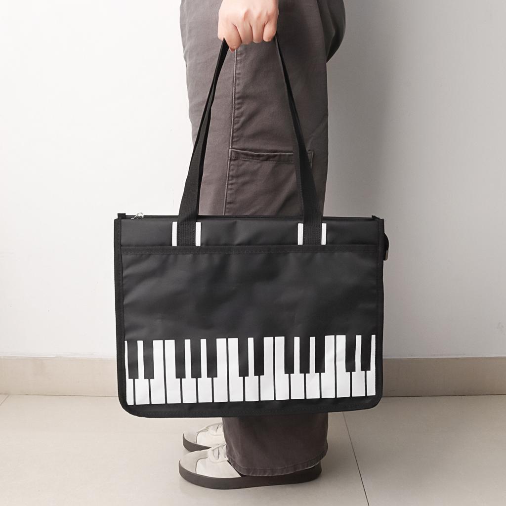 Waterproof Oxford Cloth Music Tote Bag Professional Sheet Music Organizer Tutoring Choir Accessories Storage