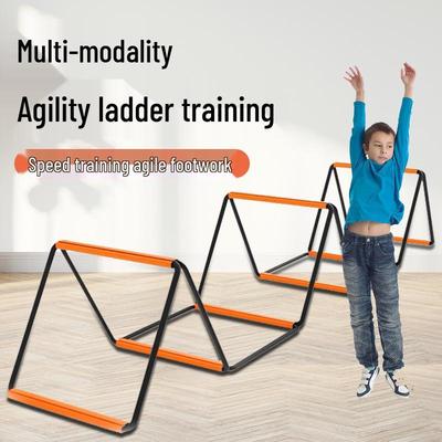 Multifunkční motýlí agilitní a skákací žebřík pro dětský basketbal, fitness a fotbalový trénink práce nohou.