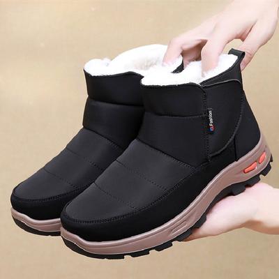Men's Winter Warm Snow Boots Lightweight Non-Slip Water Resistant Ankle Booties Shoes Faux Fur Lining Outdoor Sport Hiking Walking Short Boot for Male