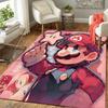 1Pc Mario'S Star Adventure Rug, Office Carpet Indoor Outdoor Doormat, Non-Slip Soft, Living Room, Christmas Halloween Gift M929210