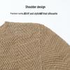 SNOWFLYING Women's 100% Merino Wool Round Neck 3/4 Sleeve Pullover Sweater
