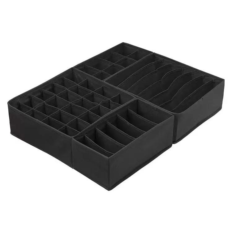 Fabric Storage Box for Underwear, Socks, and Clothes - Foldable Home Organizer