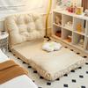 Reclining Single Lazy Sofa Chair, Bed-Like Backrest Folding Sofa for Bedroom, Balcony Tatami & Outdoor Use