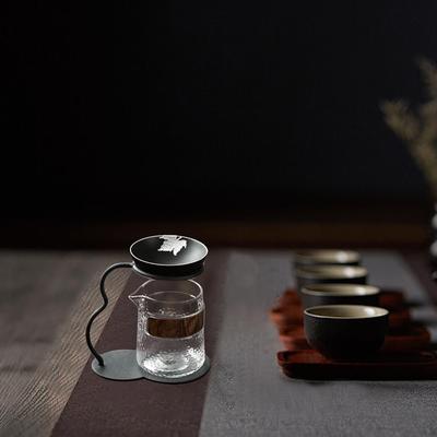 Ceramiczny Zaparzacz do Herbaty Ceremonia Czarka Sprawiedliwości Zestaw Filtrów Kung Fu Sitko na Kemping