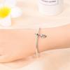 Copper Charms Original Purple Flowers Beads Fit Bracelet Jewelry Diy Lady'S Gift Accessory