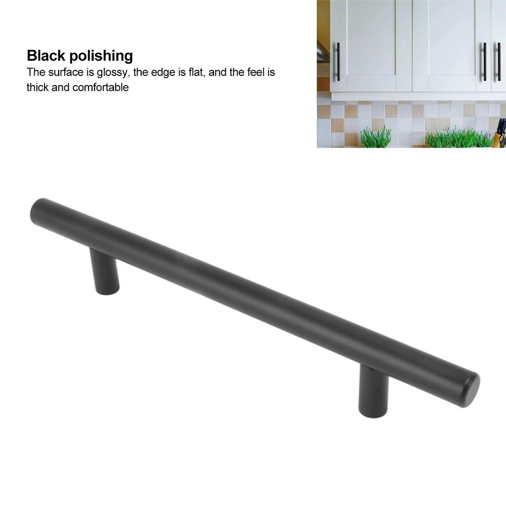 10pcs 5 Inch Hole Center T Handle Stainless Steel Cupboard Handle Drawer Pull Han Living Room