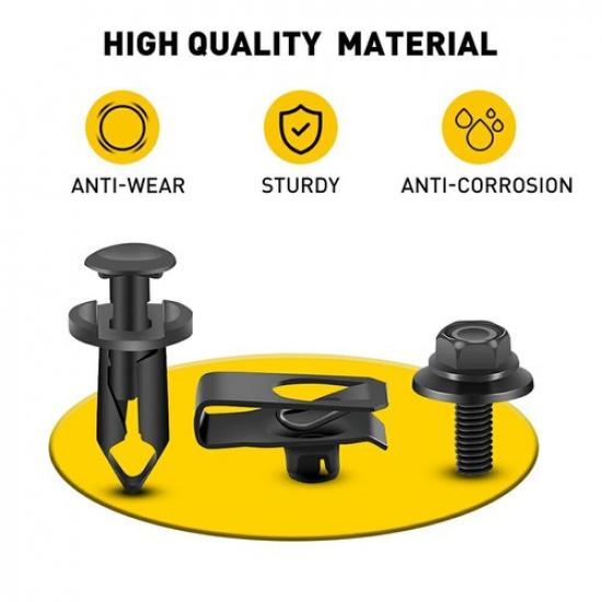 For Nissan Body Bolts U-Nut Clips- M6 Engine Under Cover Splash Shield Guard A