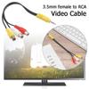 DVD TV Férfi-Női Audio-Videó 3,5 mm-es Jack 3 RCA Audiokábel Adapter Vezeték AV Kábel