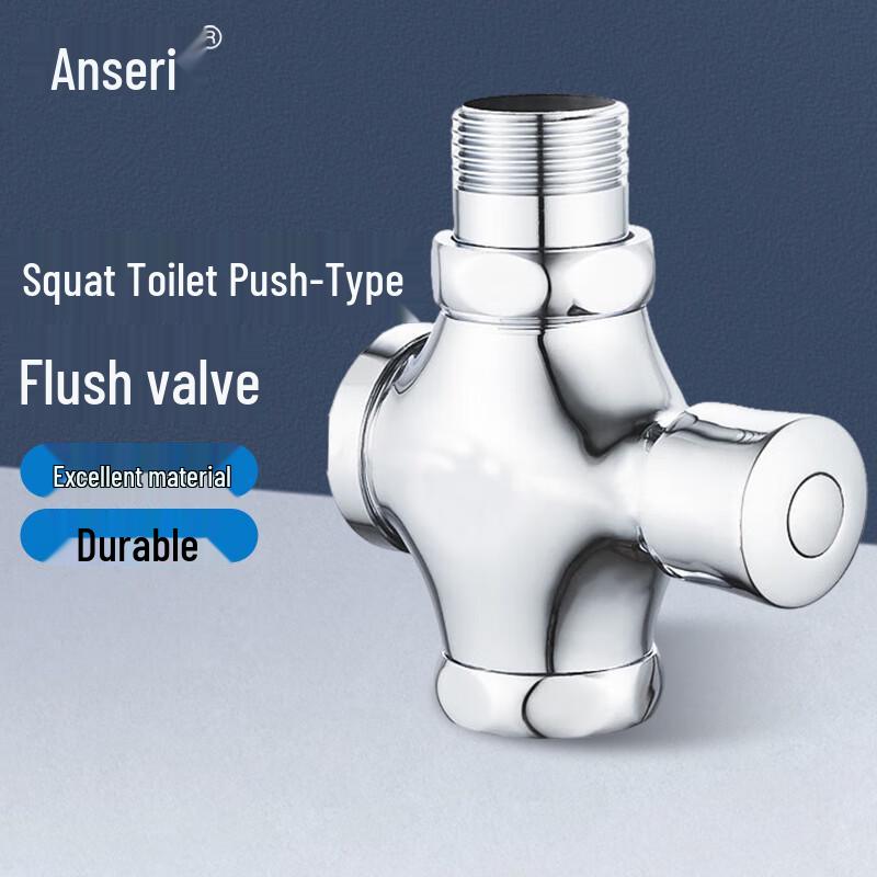 Ansaierui Self-Closing Manual Squat Toilet Flush Valve
