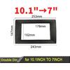 Double DIN Installation Multi-Kit 10.1INCH to 7INCH Installation Dash Kit Black