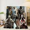 Assass Warrior Blanket Flannel Blanket for bed, sofa, Camping, Hiking, Picnic Essentials, gift for family Fan gifts