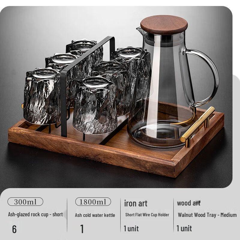 Vintage Embossed Glassware Set