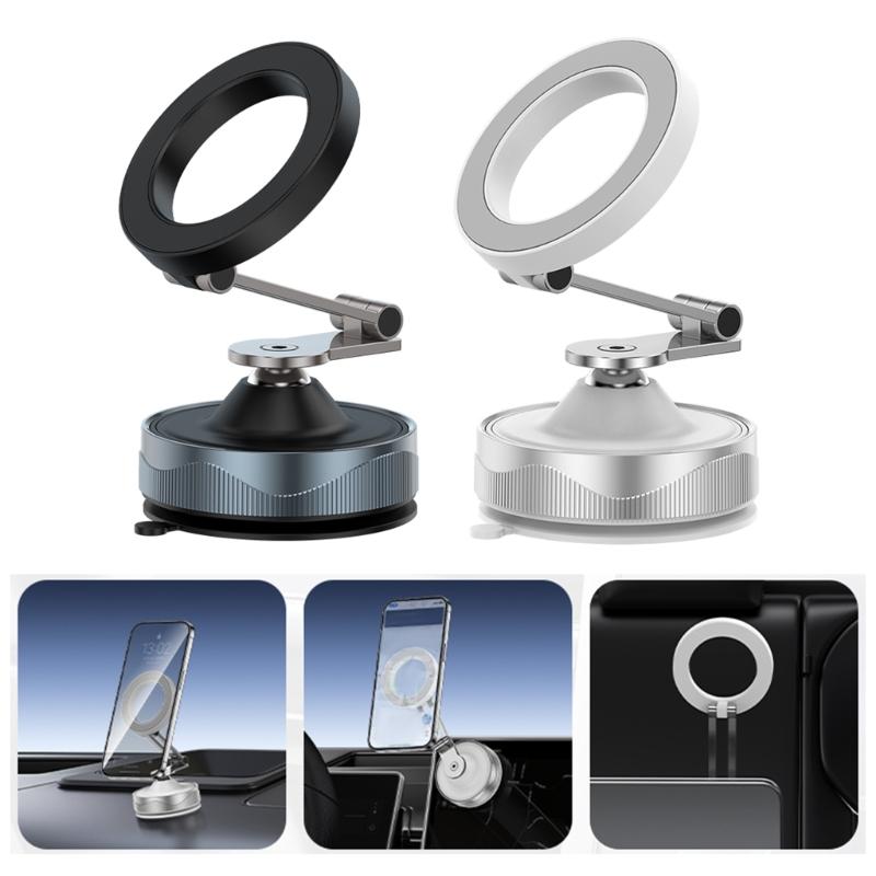 Car Phone Holder Strong Magnets & Vacuum Suctions Cup Adjustable Car Phone Mount, Phone Holder for Desk