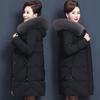 Women's Slim-Fit Mid-Length Cotton Padded Jacket