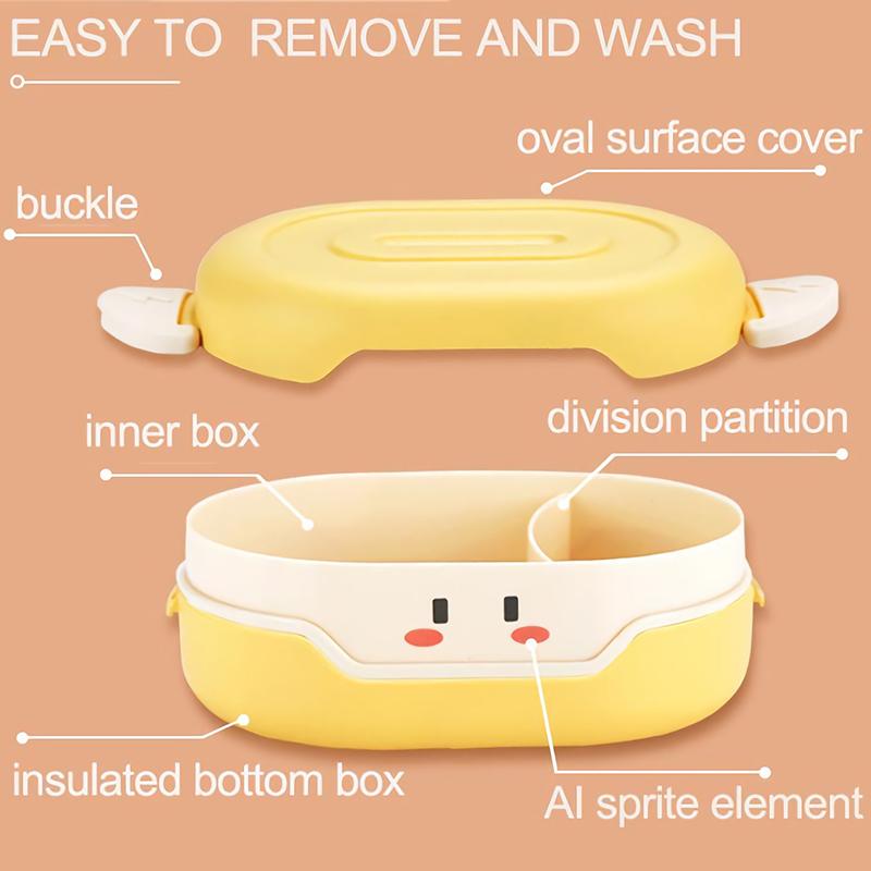 Roztomilý Bento box na oběd pro děti školáky japonský styl nepropustný Bento box studentská nádoba na jídlo mikrovlnná krabička na oběd