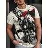 Men's Fashion Short-Sleeve T-Shirt 3D Print Iron Man Deadpool Captain America Spider-Man Superhero Fans T Shirt