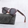 Quality New Retro Square Sunglasses Women Fashion Rivets Decoration Shades Eyewear Uv400 Men Punk Leopard Sun Glasses