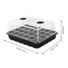 12/24/48 Holes Seed Starter Trays Gardening Seedling Pot Humidity Dome Plant Pot Garden Accessories Hydroponics Growing System