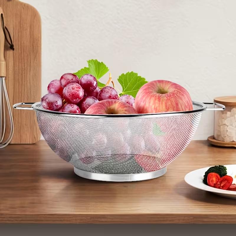 Kitchen Colander Draining Basket for Washing Vegetables and Fruits Kitchen Rice Washing Basket Household Utensils