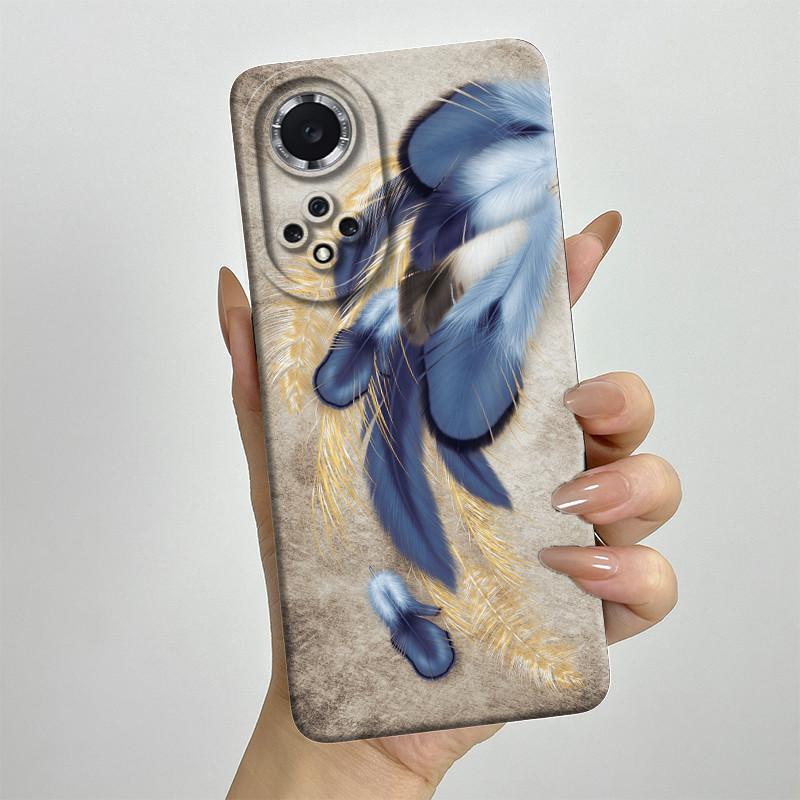 For Huawei Nova 9 / Honor 50 Phone Case NAM-LX9 NTH-NX9 Soft Silicone Sweet Painted Protective Back Cover Cute Printed Casing