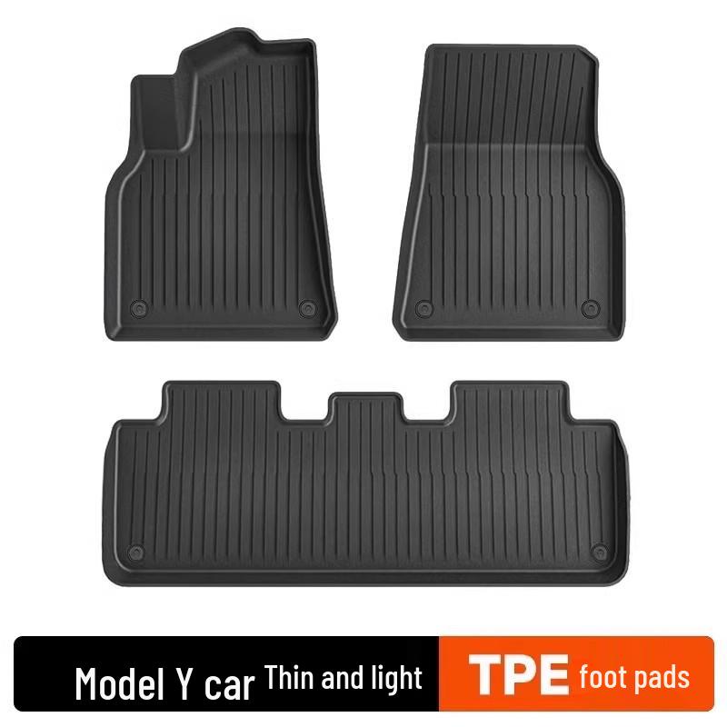 Full Coverage Floor Mats for Tesla Refreshed Model Y/YL - TPE Accessories