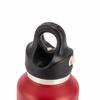 REVOMAX2 Stainless Steel Water Bottle, 592mL, One-Touch Vacuum Insulated, Keeps Hot or Cold Water, Suitable for Carbonated Water, Fire Red, DWF-20427B