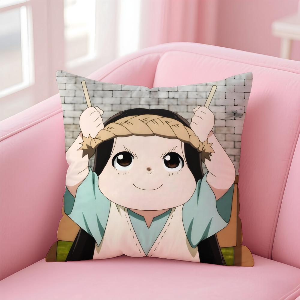 

anime To Your Eternity Season Cushion Cover Comfortable Reversible Pillow Cover Ideal for Car Sofa Bedroom & Beyond 12x12Inch