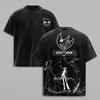 Death The Kid Bedrucktes T-Shirt Anime Soul Eater Kleidung Herren Damen Retro Gewaschene T-Shirts Kurzarm-T-Shirt Harajuku Baumwoll-T-Shirt