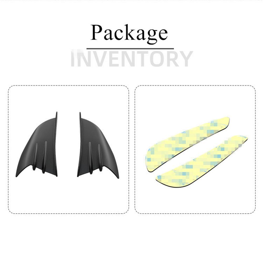 Universal Winglet Fairing Racing Wing Kit Spoiler Aerodynamic Spoiler Wing Kit
