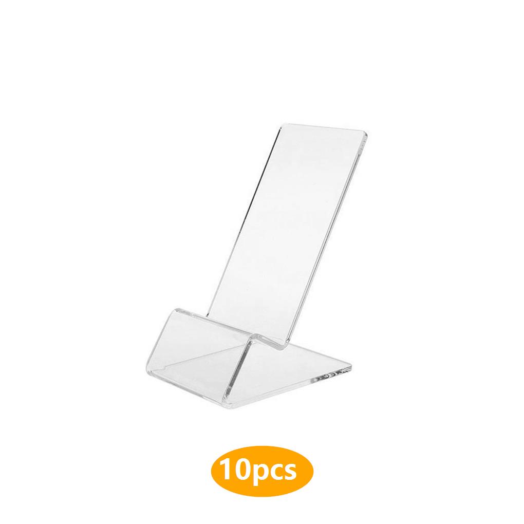 Acrylic Cellphone Rack Indoor Storage Holders Compact Structure Mobile Phone Shelf Shop Use Simple Transparent Display Stand