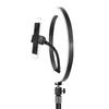 LED ring lamp LogiLink tripod height 40cm BT remote control for smartphone