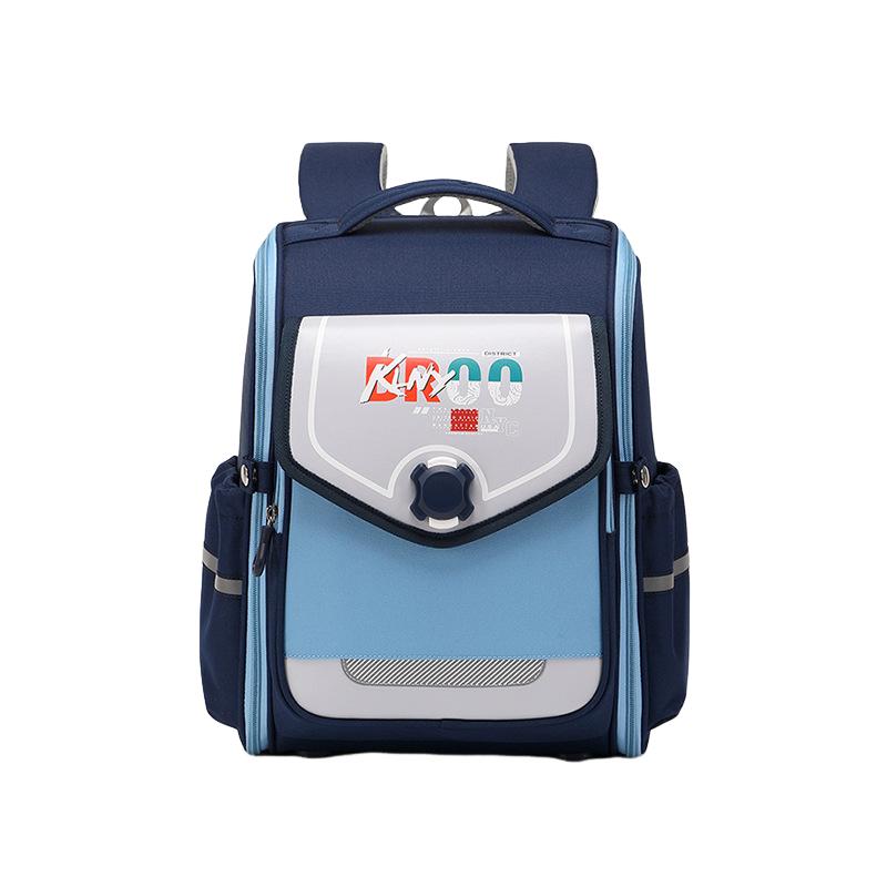 

2024 Новая модная водонепроницаемая студенческая сумка для мальчиков и девочек, школьная сумка, рюкзак большой вместимости для студентов, идущих в школу Small небесно-голубой