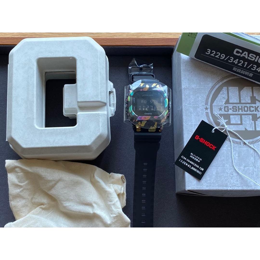 New, unused, 40th anniversary model Casio G-Shock GM-5640gem regular
