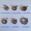 SUS 301 0,13-0,25mm Dicke Spiralfeder aus Flachdraht Federn mit konstanter Kraft Elektronische Rückstellfeder 5,5-6mm Breite