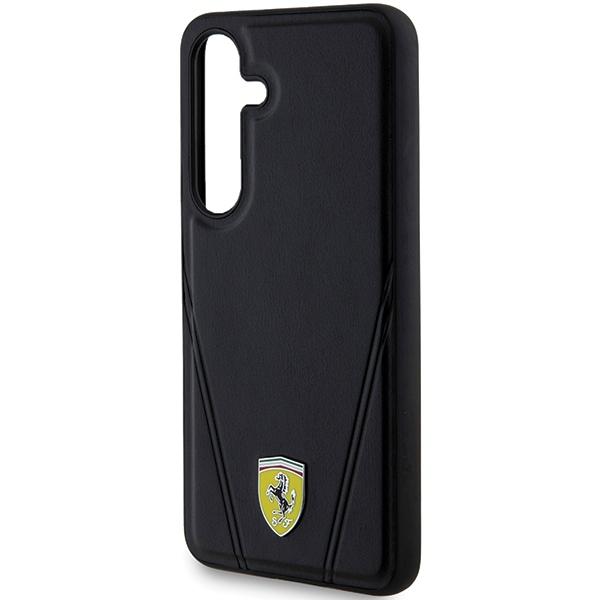 Ferrari Fehms24Sp3Bak S24 S921 Czarny/Black Hardcase Hot Stamp V Lines Magsafe
