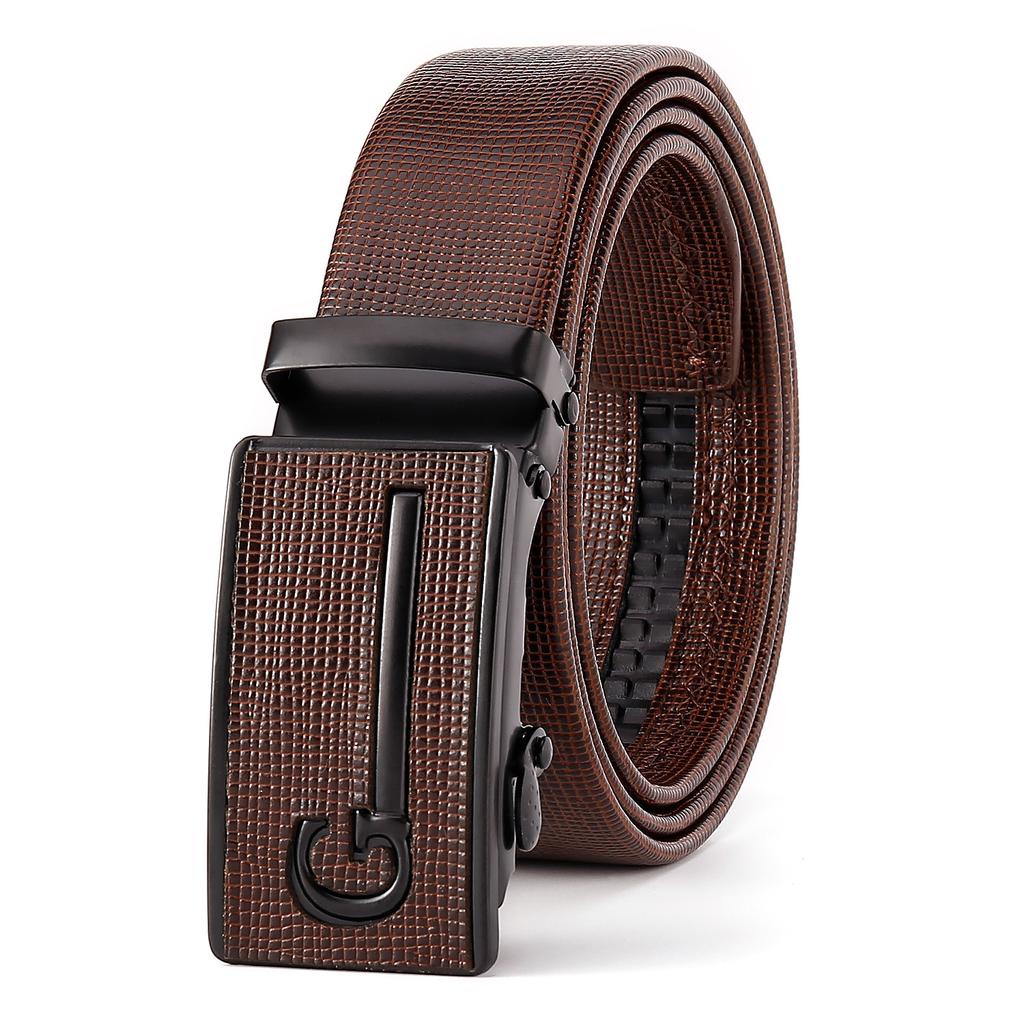 Belt Belt Men'S Premium Sense Sticky Leather Automatic Buckle Men'S Belt Simple Business Belt Men'S