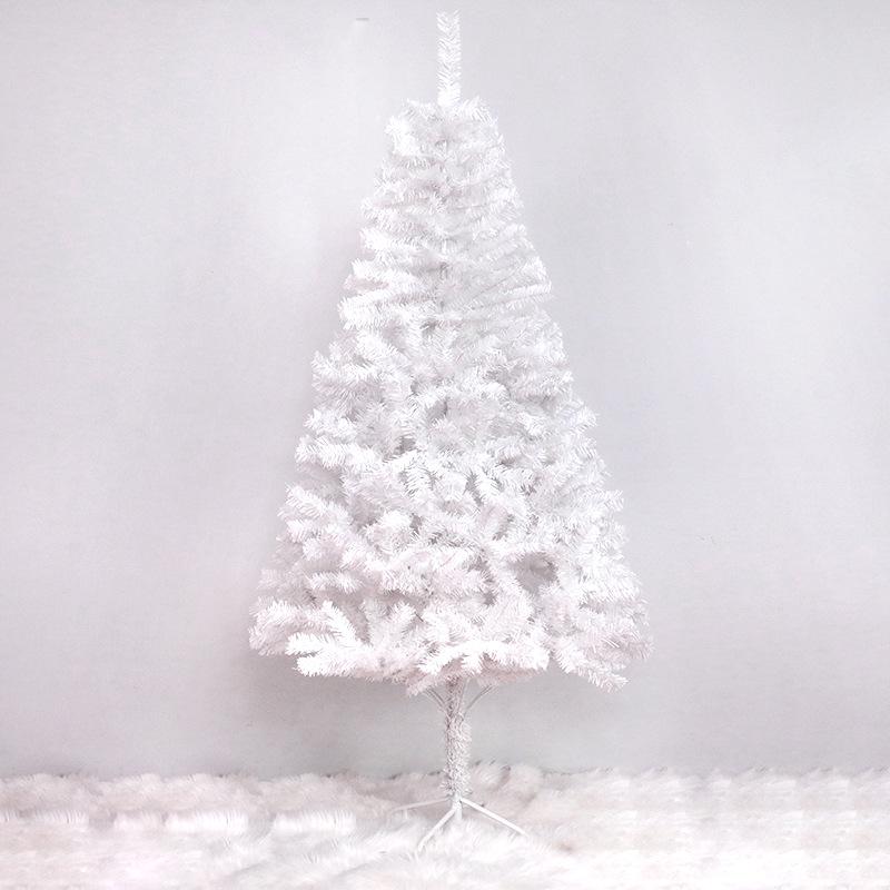 Pure White Encrypted Christmas Tree - Available in 1.5m, 1.8m, 2.1m for Winter Wonderland Decor