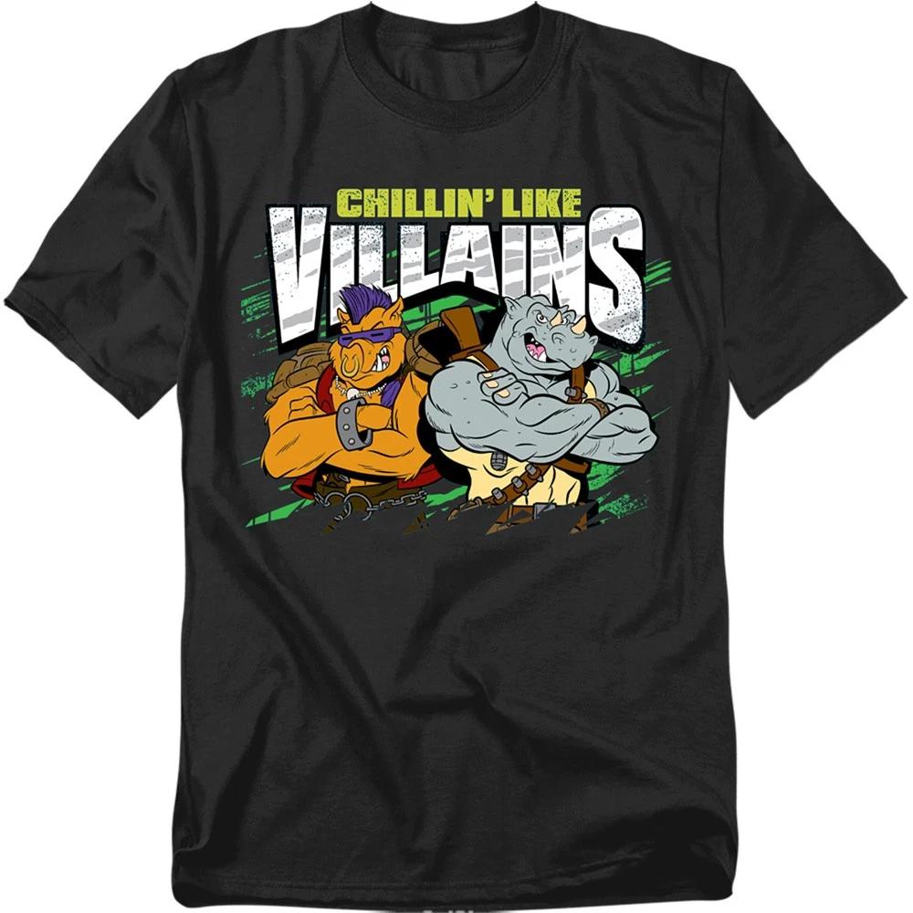 TMNT - Teenage Mutant Ninja Turtles - Chillin Like Villains - Men Children s T-shirt 100